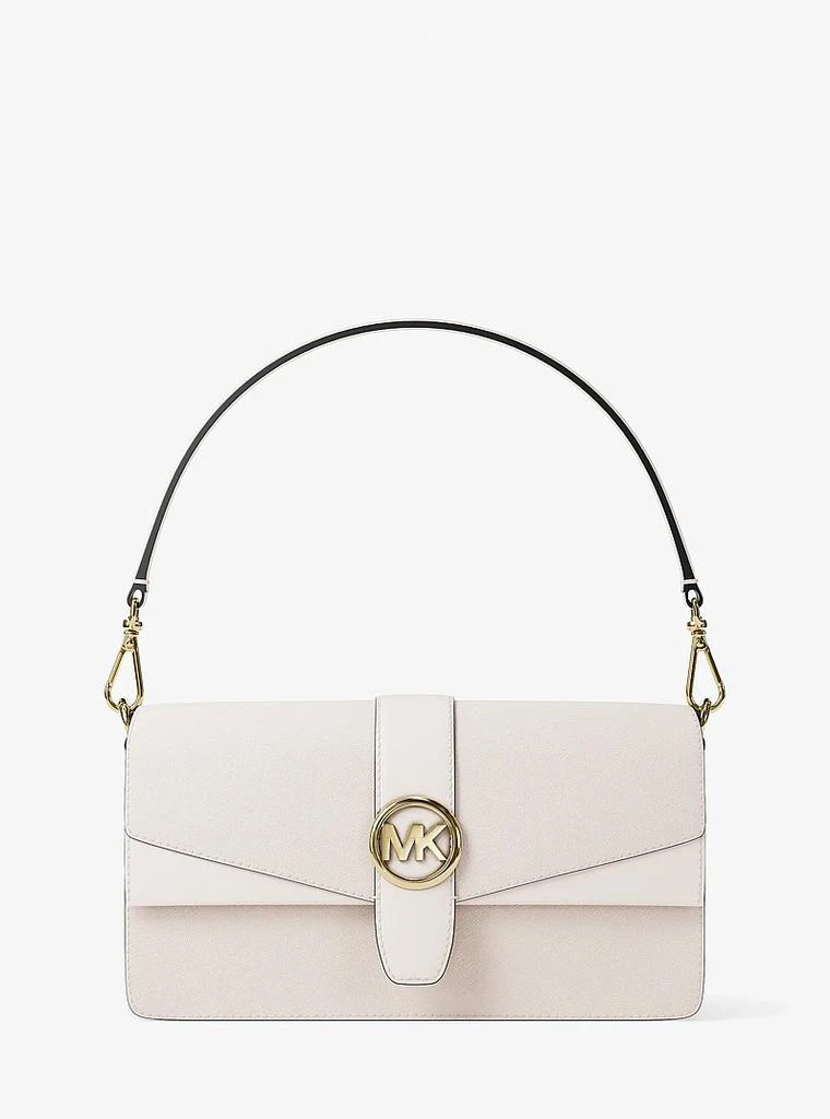 Michael Kors Greenwich Medium Saffiano Leather Shoulder Bag