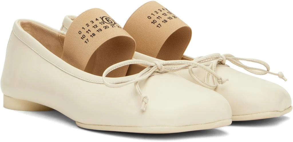 MM6 Off-White Anatomic Ballerina Flats 4