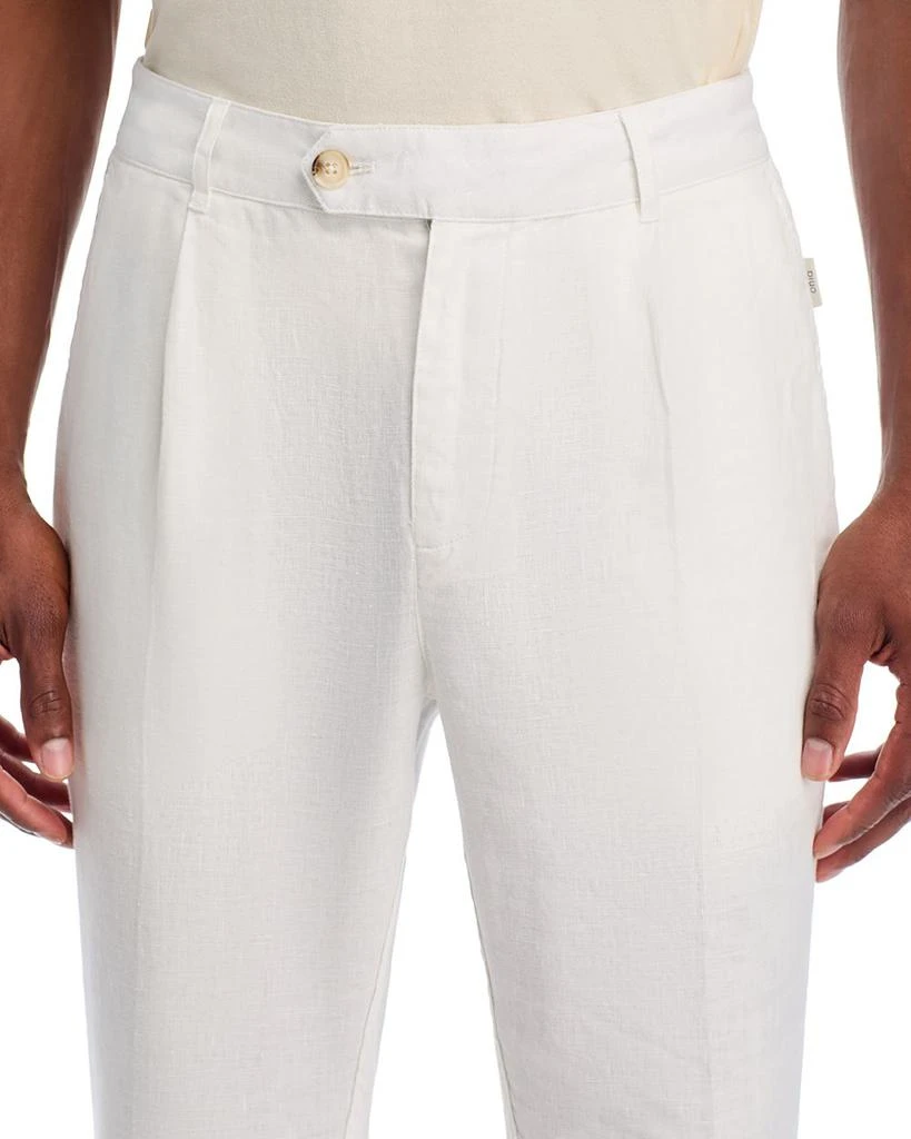 Onia Linen Tapered Pleated Pants 5