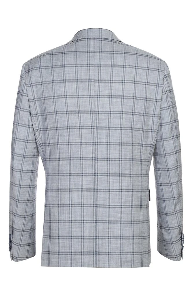 English Laundry Plaid Grey 
Blue Mélange Suit 5