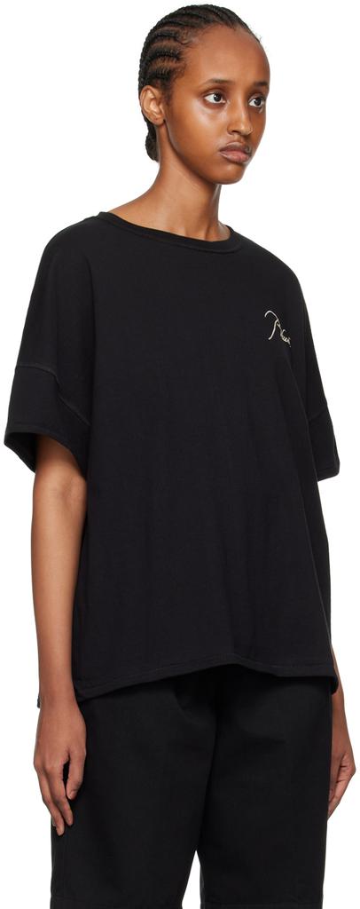 Rhude Black Reverse T-Shirt