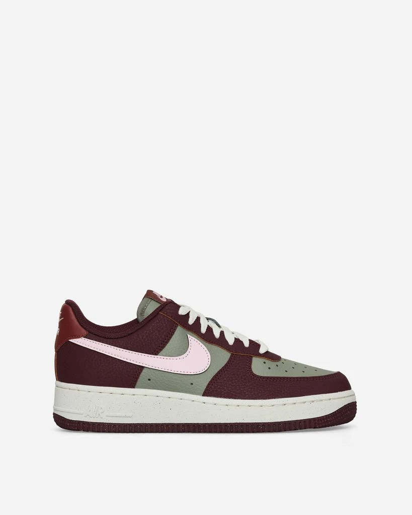 NIKE Women's Air Force 1 '07 Next Nature Sneakers Burgundy Crush / Pink Foam 1