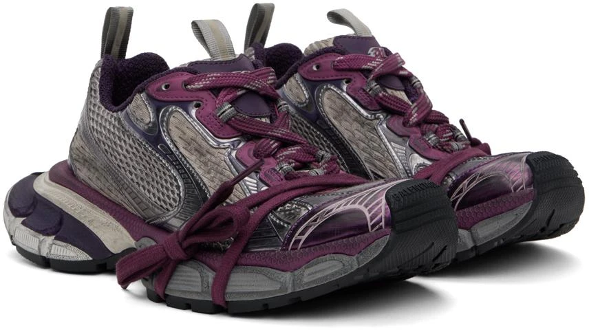 Balenciaga Purple & Gray 3XL Sneakers 4