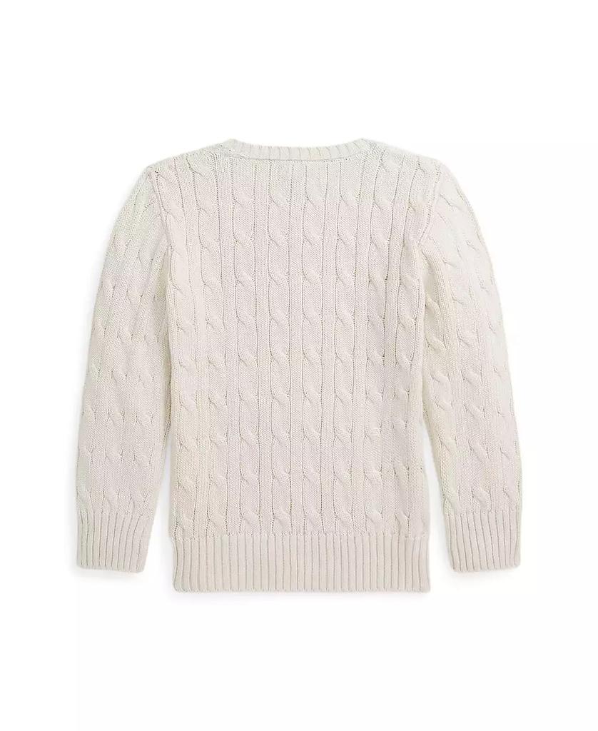 Ralph Lauren Toddler and Little Boys Cable Knit Cotton Sweater