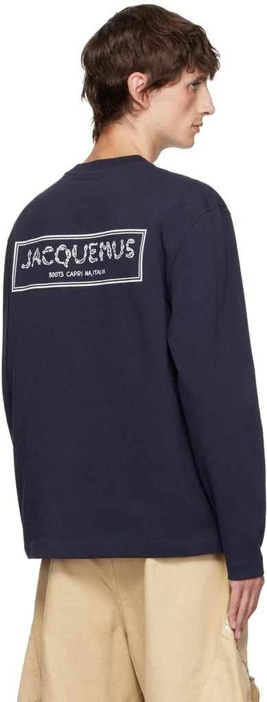 Jacquemus Navy La Casa 'Le t-shirt Merù manches longues' Long Sleeve T-Shirt 3