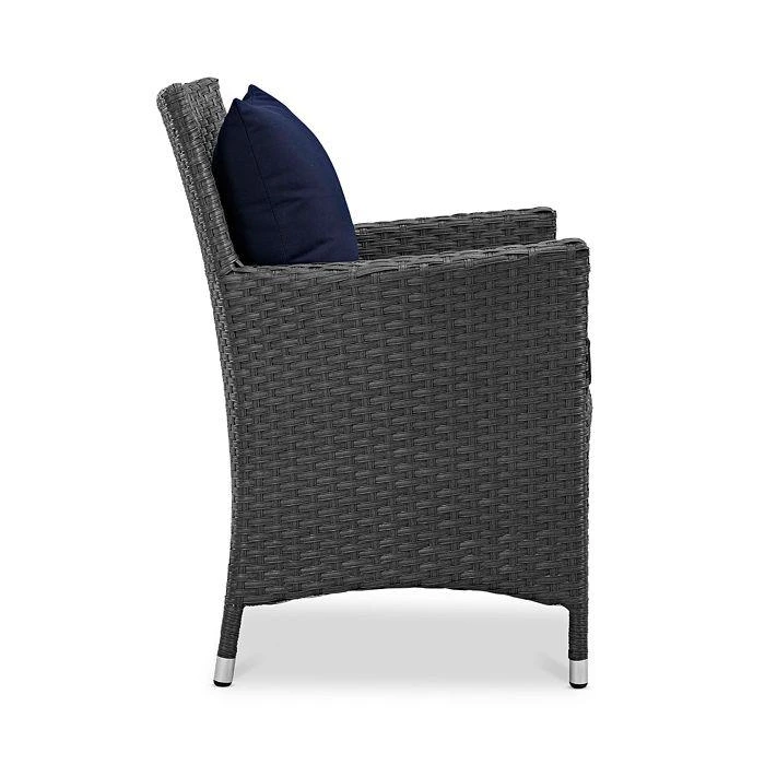 Modway Sojourn Outdoor Patio Sunbrella® Rattan Dining Armchair 3