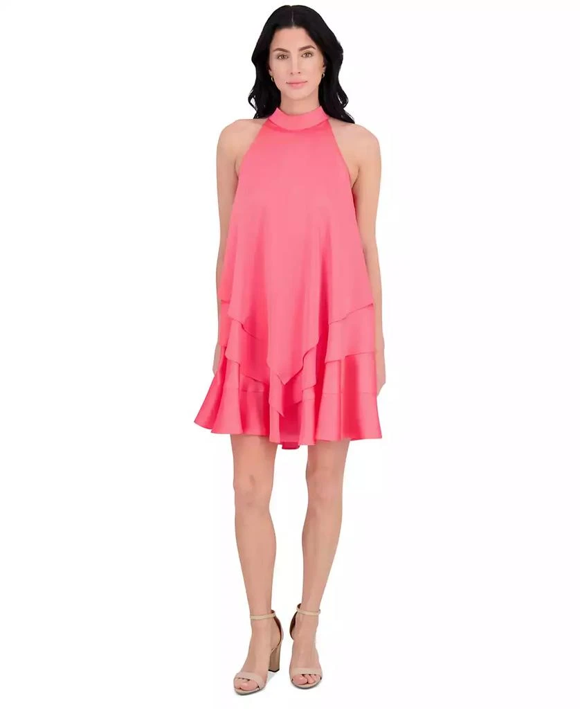 slim fit dress slacks Jacquard Trapeze Gown Apricot / 12 main image 1