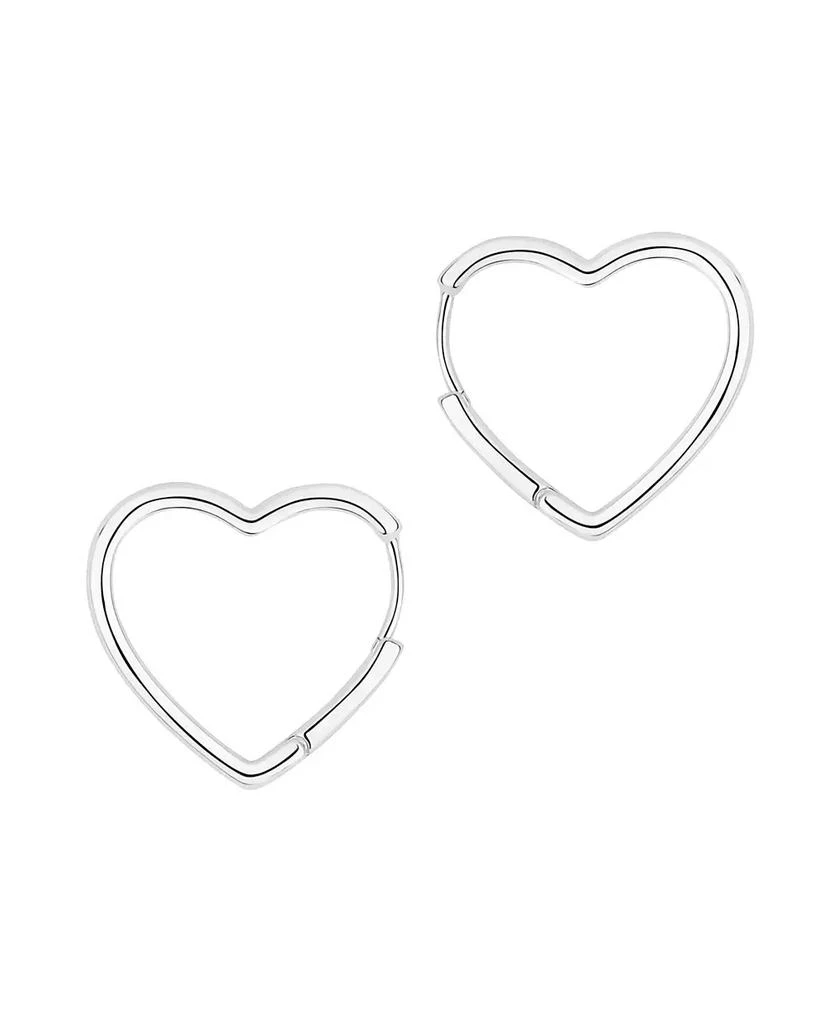 And Now This Heart Hinged Hoop Earrings 2