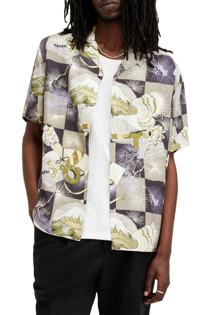ALL SAINTS Sebastian Camp Shirt 1