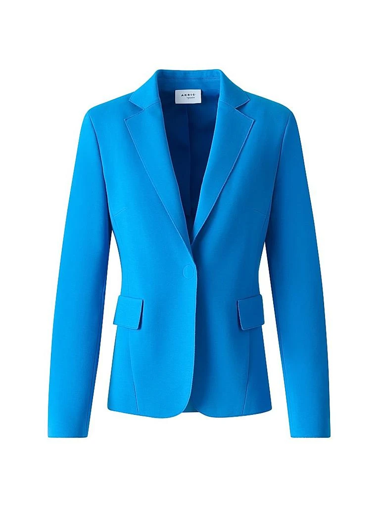Akris Jersey One-Button Blazer 1