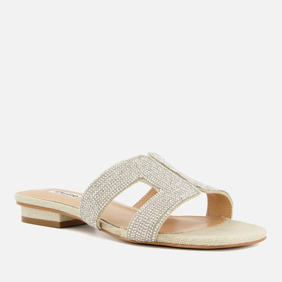Dune DUNE LONDON WOMEN'S LOUPE EMBELLISHED LEATHER SANDALS