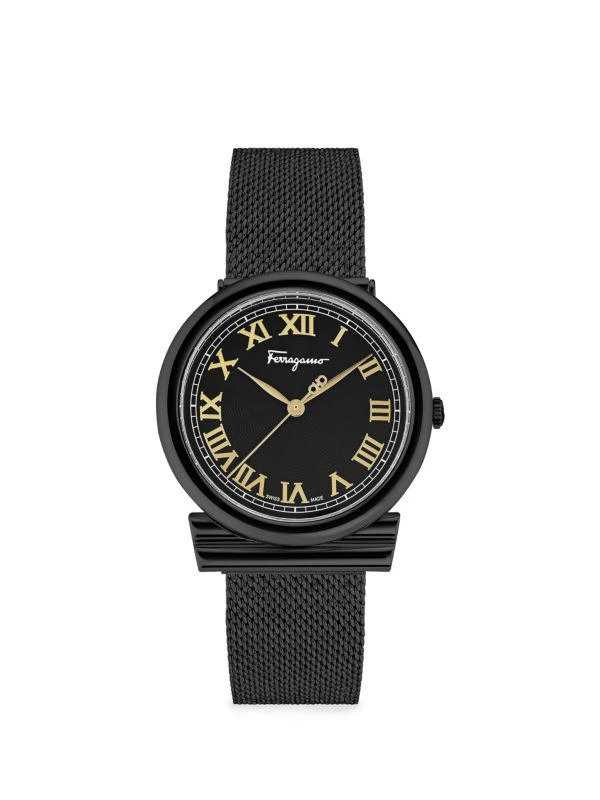 Salvatore Ferragamo Gancino 34MM Stainless Steel Bracelet Watch 1