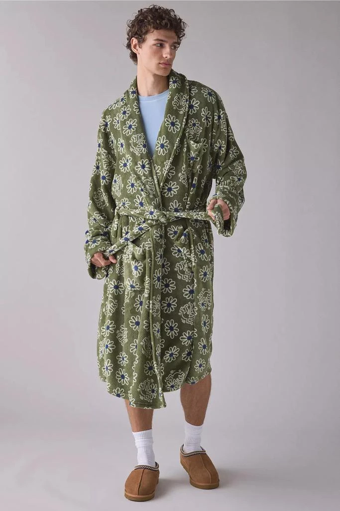 Urban Outfitters Keith Haring Flower Pattern Robe