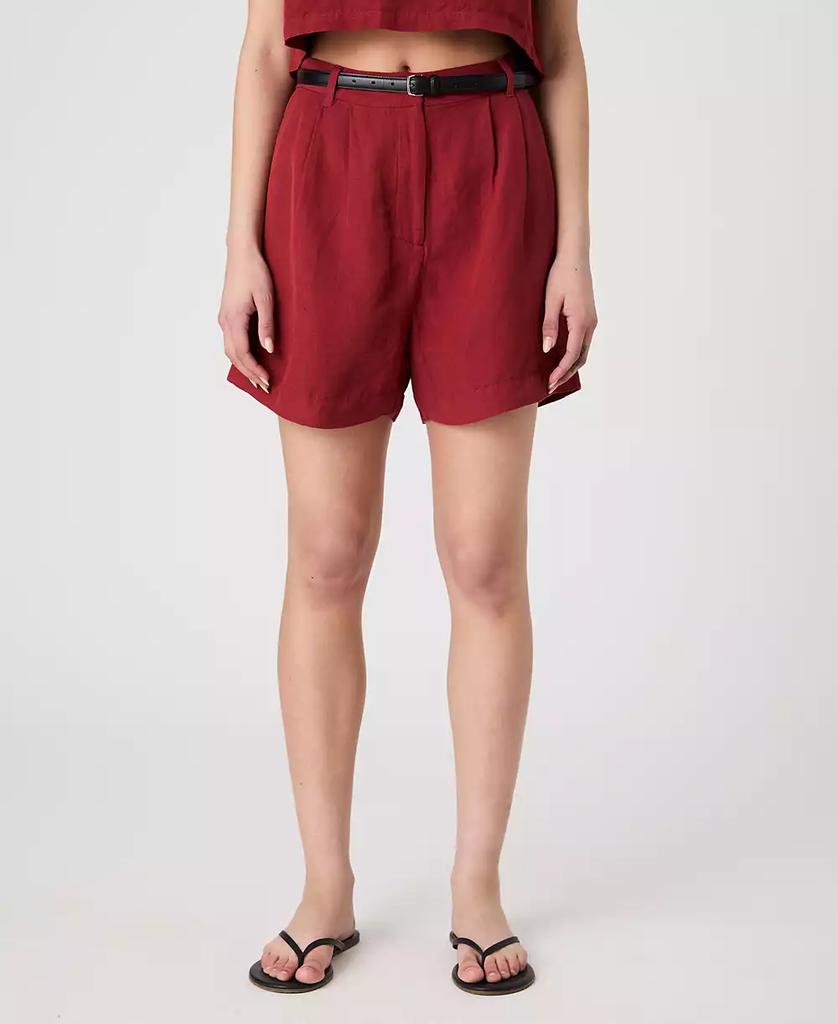 French Connection Women's Birdie High-Rise Walking Shorts