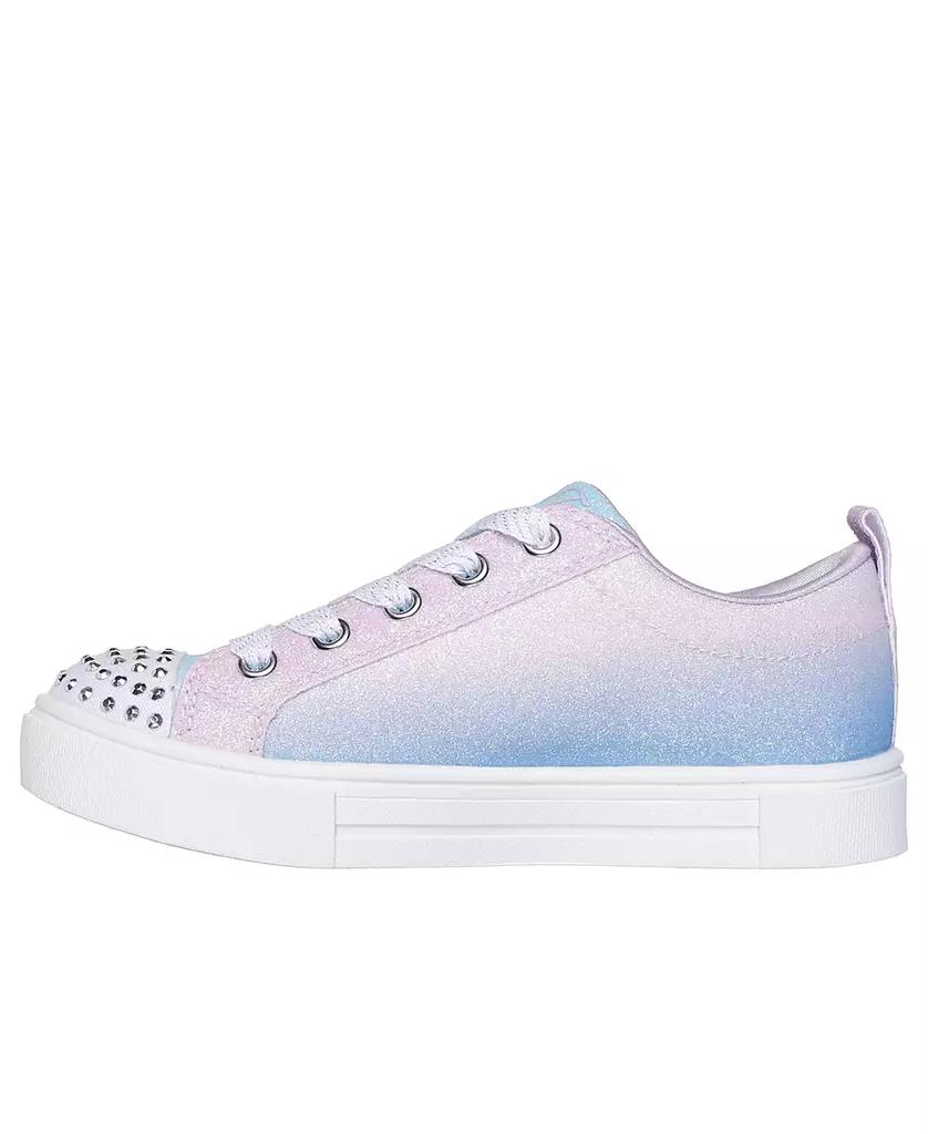 SKECHERS Toddler Girls Twinkle Toes: Twinkle Sparks - Heart Charm Light-Up Casual Sneakers from Finish Line