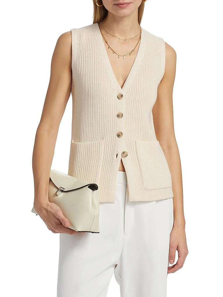 Reformation Faye Cotton Sweater Vest 3