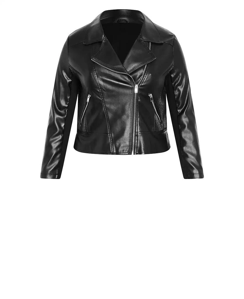 AVENUE Women's Kara Biker Jacket 3
