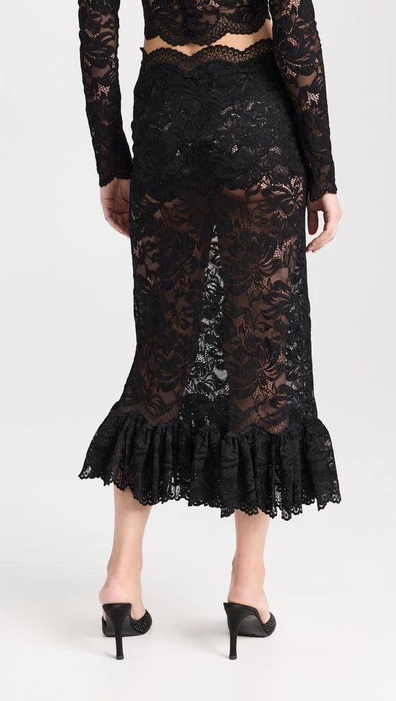 Paco Rabanne Maxi Stretch Lace Skirt 2