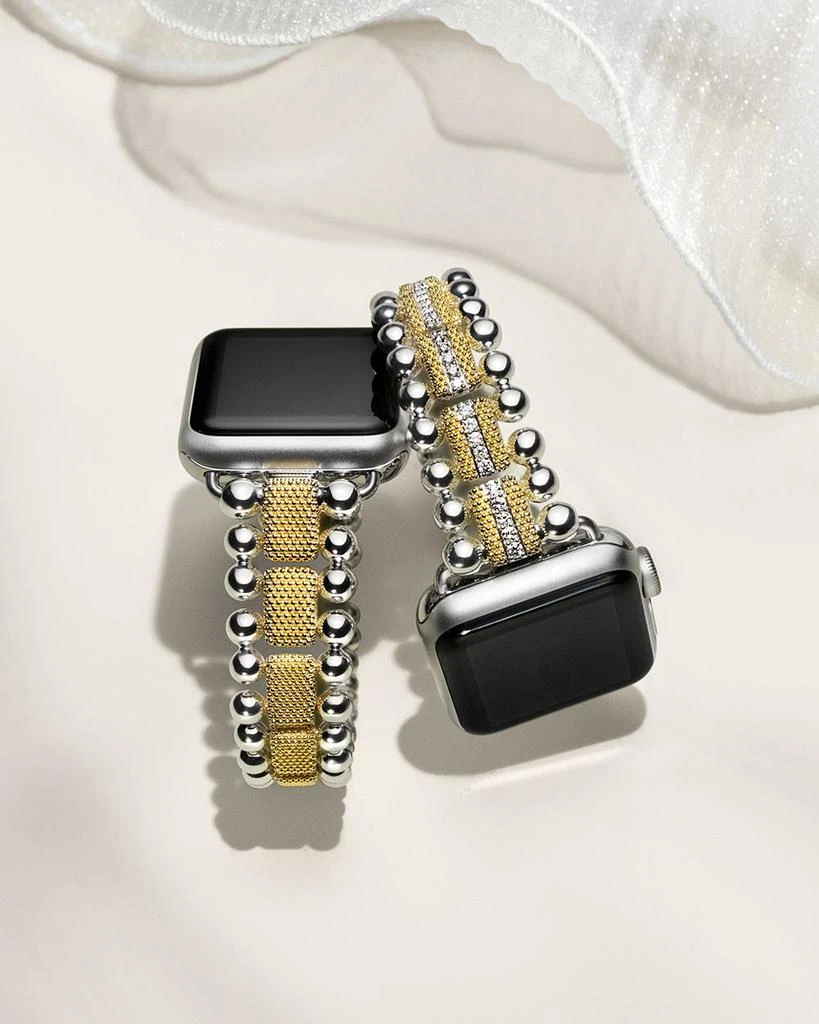 LAGOS Caviar 18K Gold & Diamond Apple Watch® Bracelet - 38mm-45mm 7