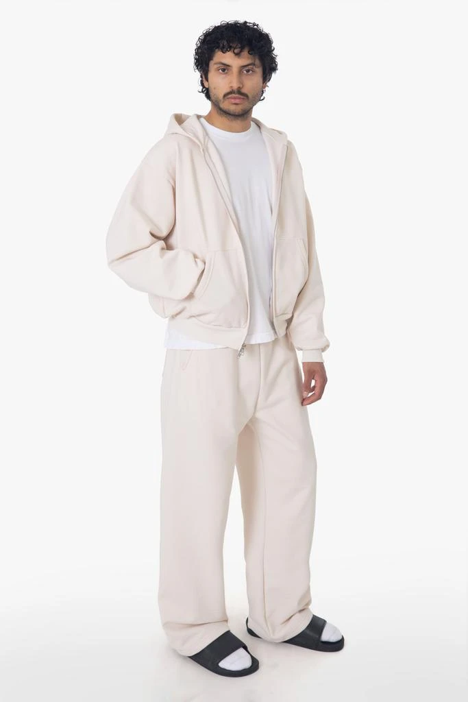 Los Angeles Apparel MWF10 - 10 oz. Mid-weight Poly Cotton Fleece Cropped Zip-Up Hoodie 4
