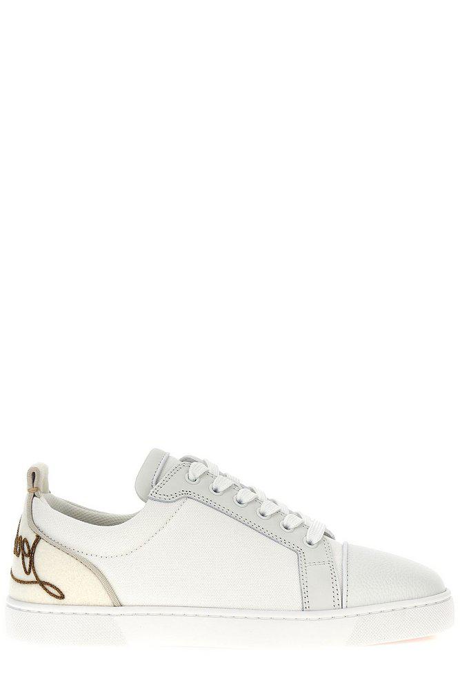 Christian Louboutin Christian Louboutin Fun Lousi Junior Flat Sneakers