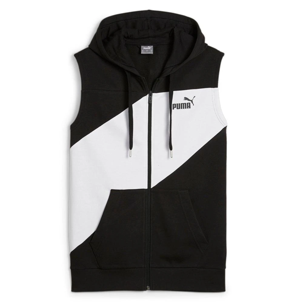 Puma Power Colorblock Sleeveless Full Zip Hoodie 1