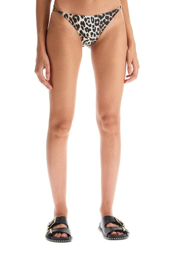 Ganni leopard print bikini briefs 2