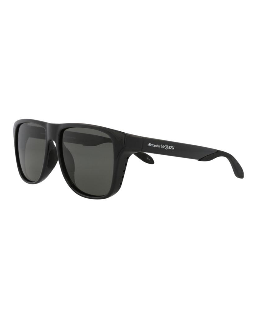 Alexander McQueen Square-Frame Injection Sunglasses