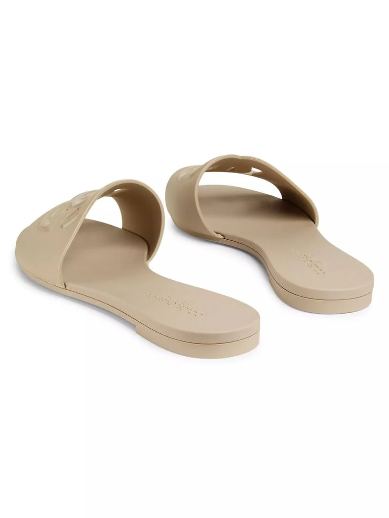 Dolce & Gabbana Interlock Logo Rubber Slides 3