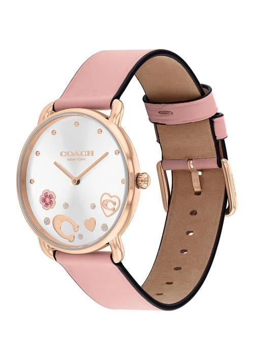 Coach Elliot Leather Strap Watch 3