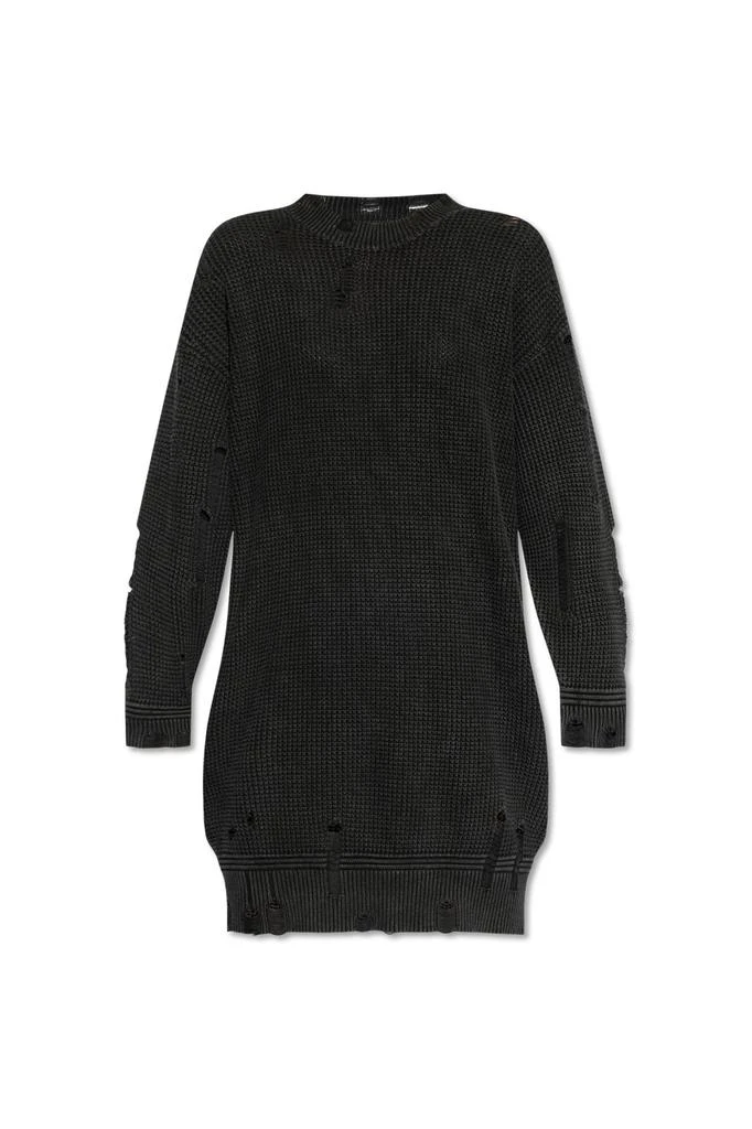 R13 R13 Distressed Knit Sweater Dress 1