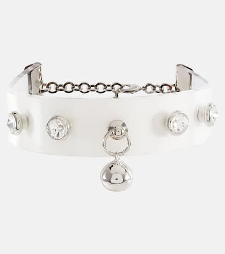 Alessandra Rich Embellished choker 1