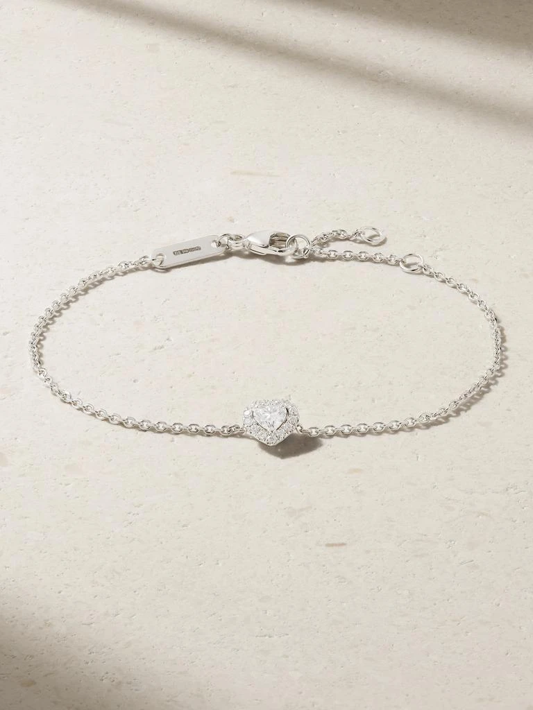 De Beers Aura Solitare 18k 白金钻石手链 1