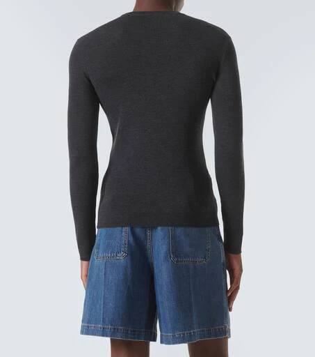 Valentino Logo virgin wool sweater 4