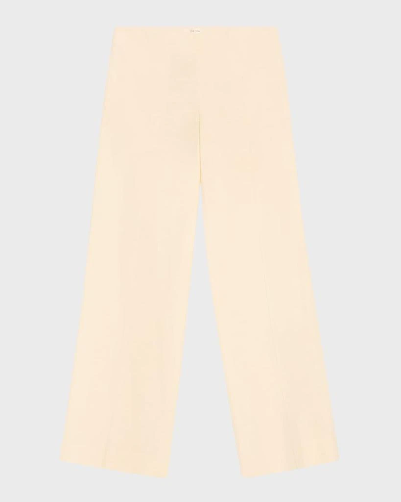 The Row Foulard Wide-Leg Linen Pants 1