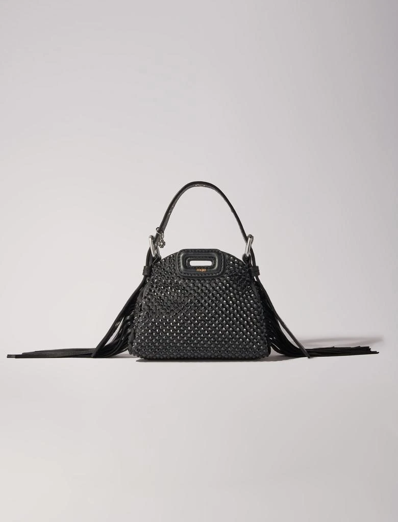 Maje Maje Woman's polyester Lining: Miss M Nano rhinestone bag for Fall/Winter 1