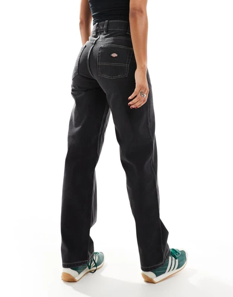 DICKIES Dickies thomasville regular fit denim jeans in washed black 2