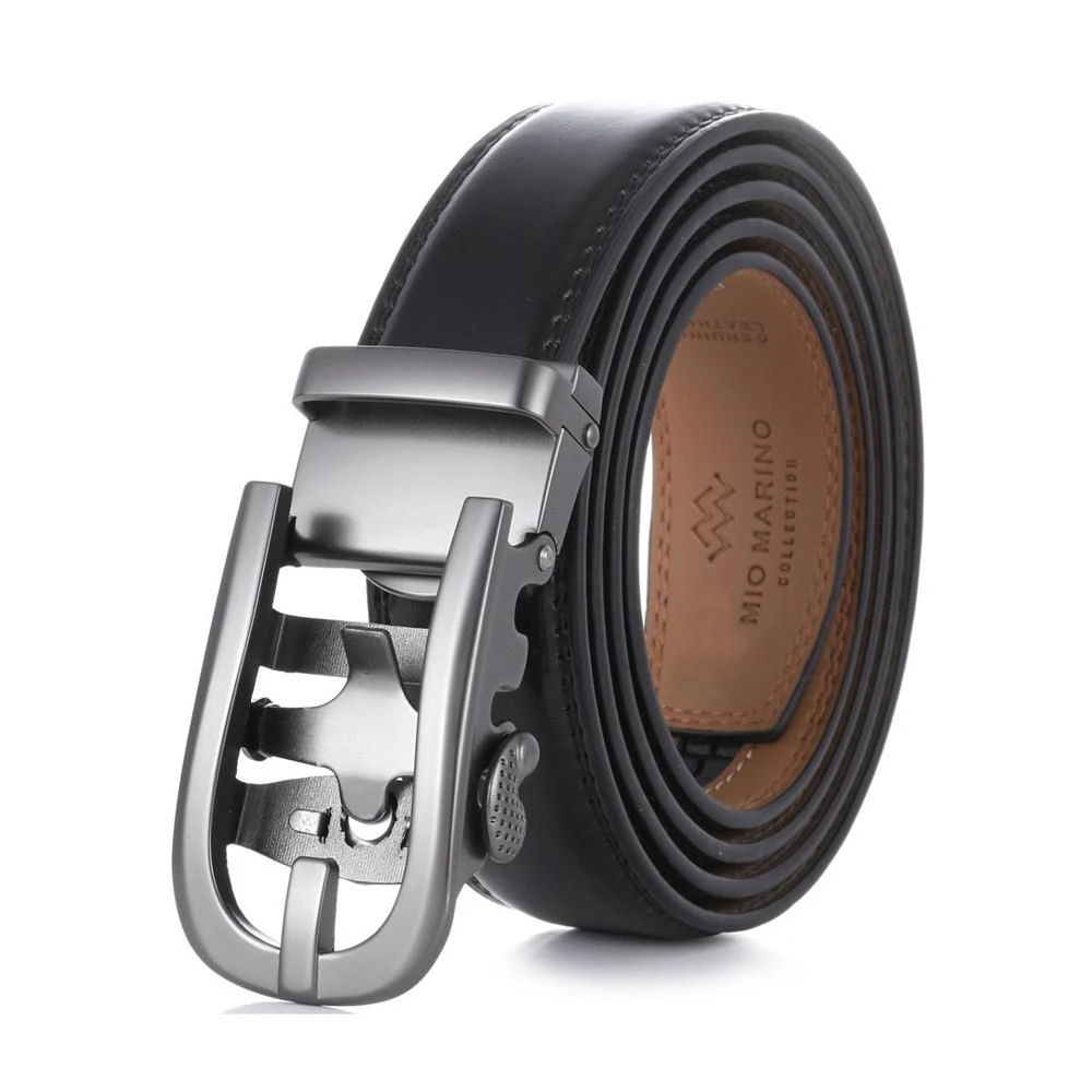 Mio Marino Men's Dapper Leather Ratchet Belts 2