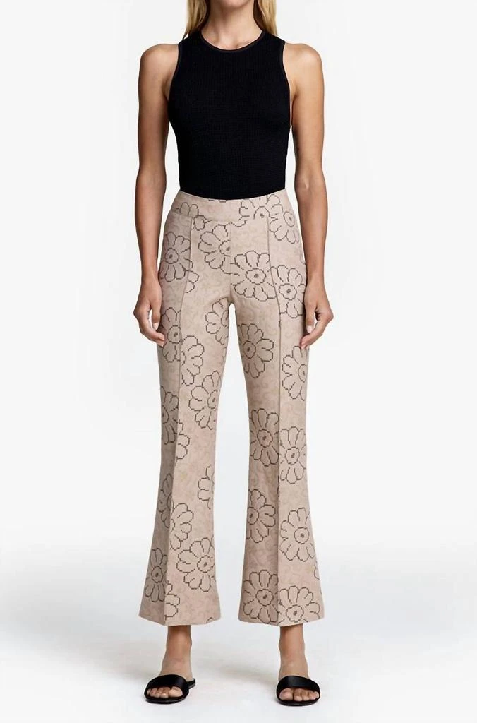 Smythe Smythe - Cropped Pintuck Pant 1