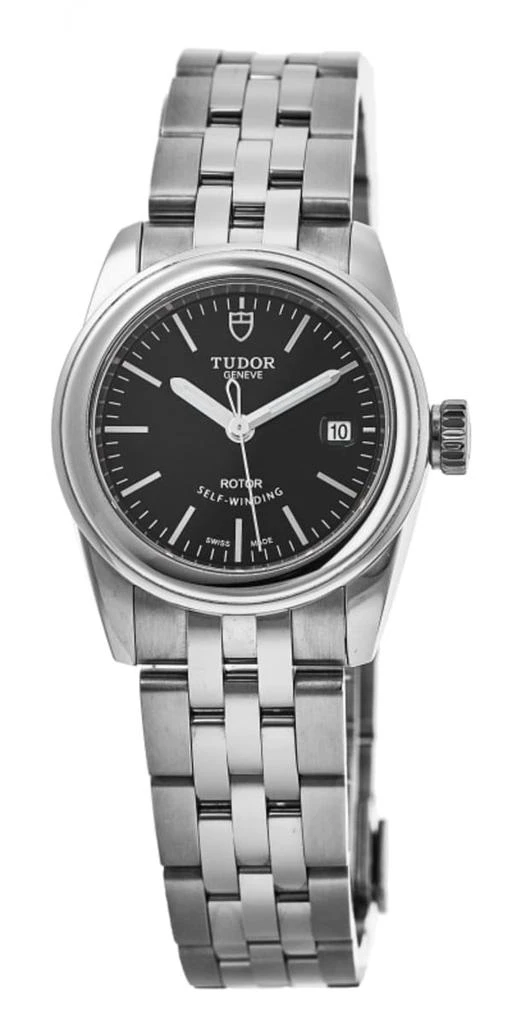 Tudor Glamour Date Black Dial Stainless Steel Unisex Watch M51000-0009 1