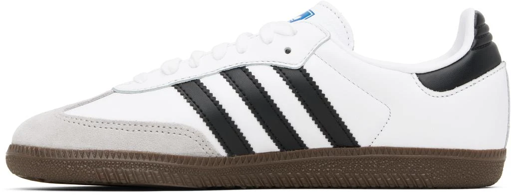 Adidas White & Black Samba OG Sneakers 3