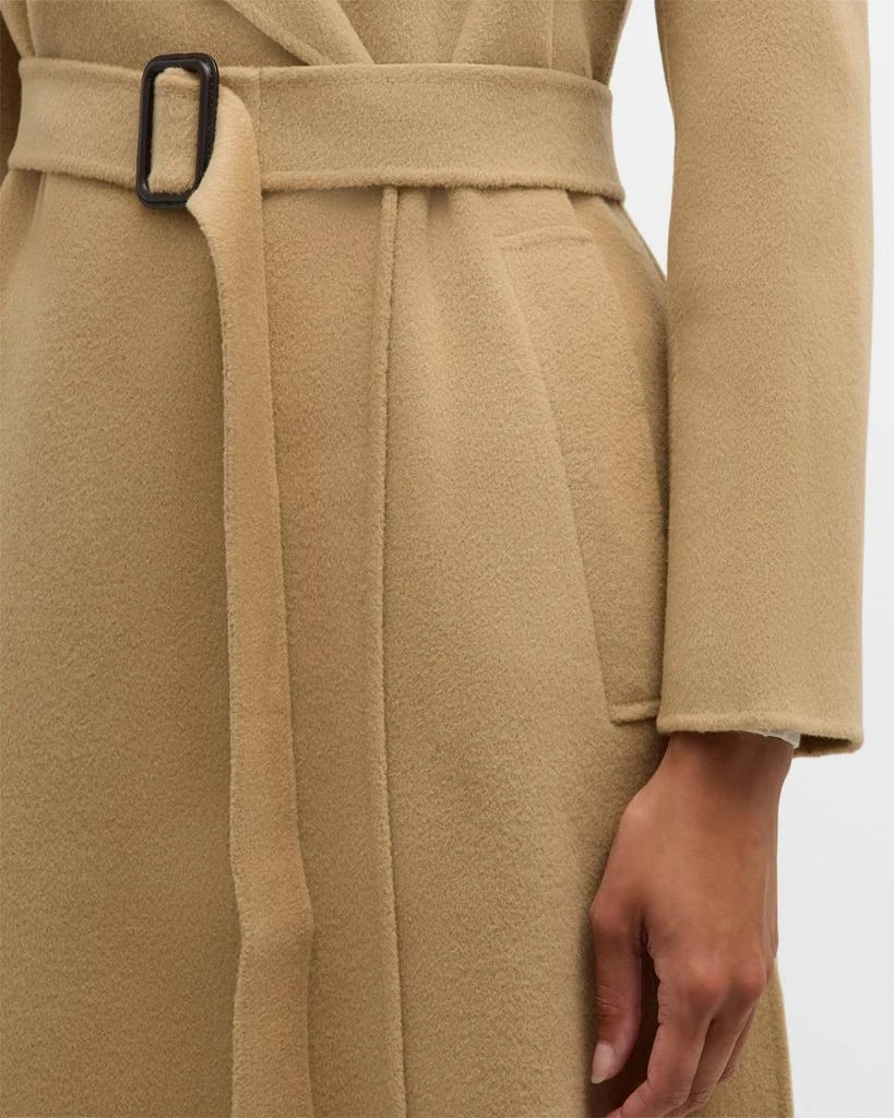 Weekend Max Mara Manu Belted Wool Trench Coat 5