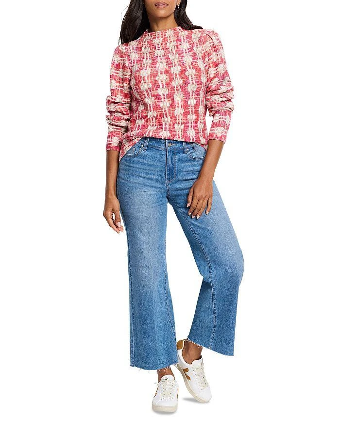 NIC+ZOE Waffle Stitch Stamp Sweater 2