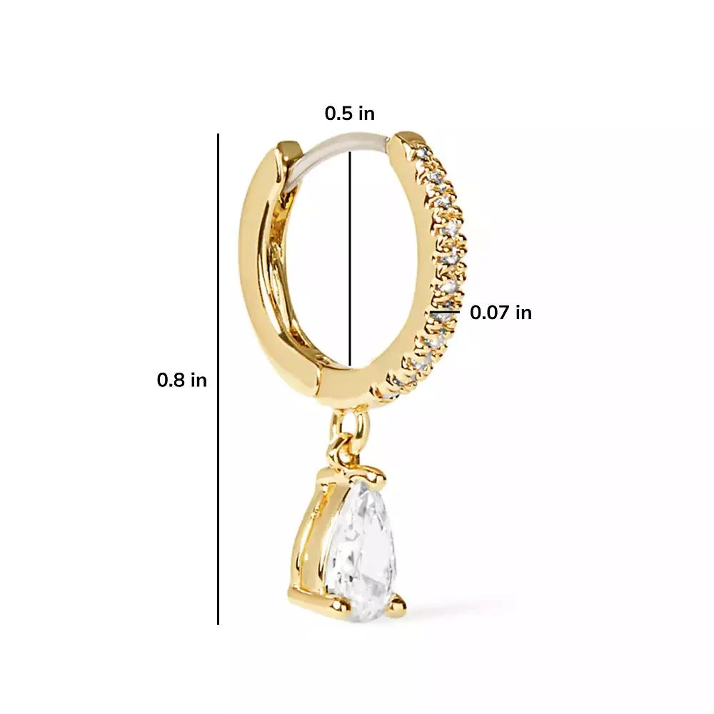 Ana Luisa Delicate Huggie Hoops - Elise 6