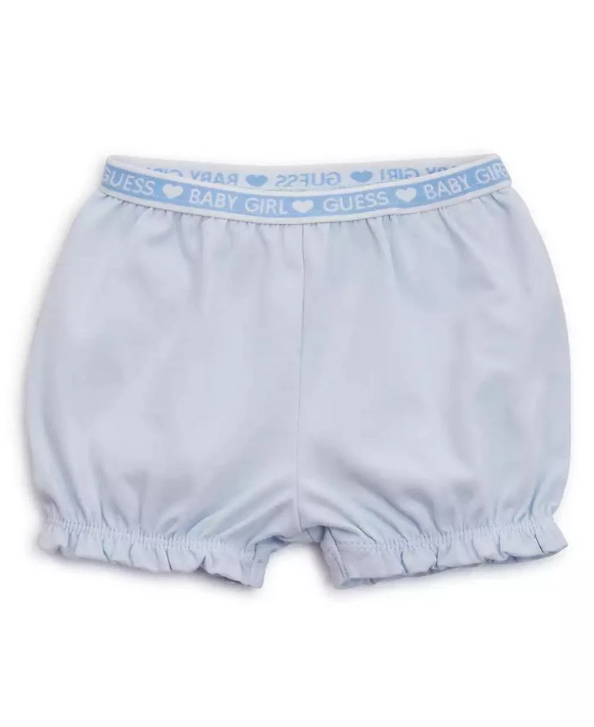 GUESS Baby Girls Two Short Sleeve Bodysuits and Corresponding Shorts, 3-Piece Set 7