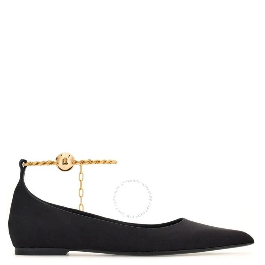 Salvatore Ferragamo Ankle Chain Link Ballet Flats 1