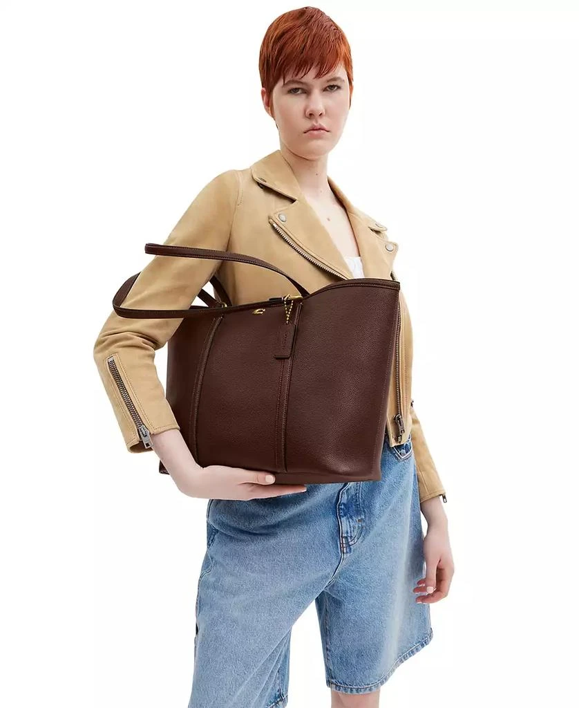 Coach Legacy Pebble Leather Small Tote Bag 6