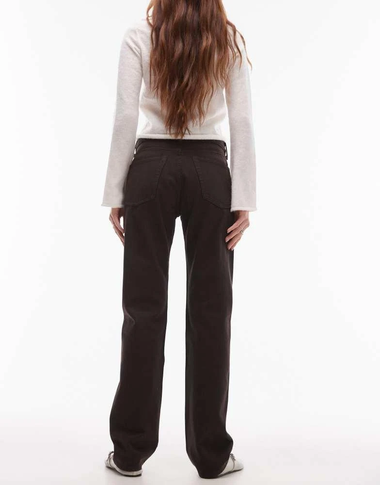 ARKET ARKET Snow straight leg jeans in washed brown 2
