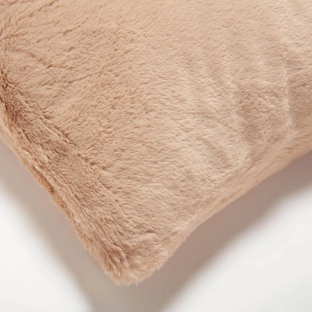 in homeware ïn home Recycled Polyester Faux Fur Cushion - Brown 2