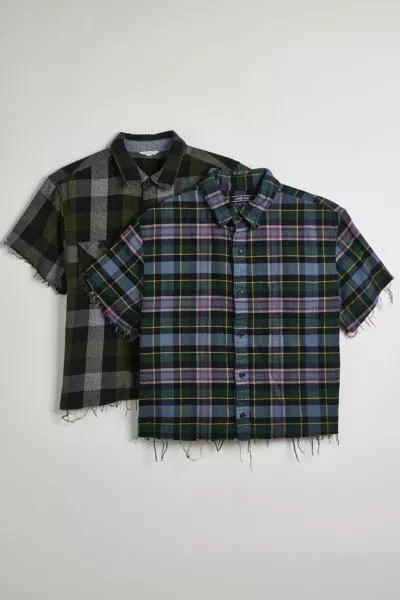 Urban Renewal Urban Renewal Remade Cropped Boxy Flannel Shirt 2